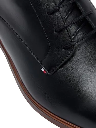 Tommy Hilfiger ▫️ Sapatos de couro Hilfiger Fm0fm05777, Sapatos Derby para homem 5