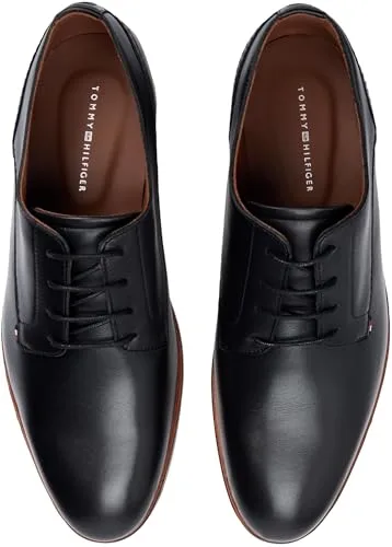 Tommy Hilfiger ▫️ Sapatos de couro Hilfiger Fm0fm05777, Sapatos Derby para homem 6