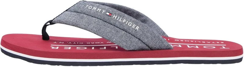 Tommy Hilfiger ▫️ Hilfiger Chambray Beach Sandal Fm0fm05751, Chinelos para homem
