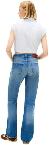 Tommy Jeans ▫️ Cleo Mid Bootcut Bj5137 Dw0dw22677 - Calças de corte bootcut para mulher 2