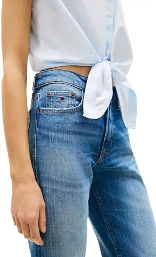 Tommy Jeans ▫️ Cleo Mid Bootcut Bj5137 Dw0dw22677 - Calças de corte bootcut para mulher 4