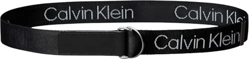 Calvin Klein ▫️ Cinto com fita e dois anéis em D, 40 mm, Lv04d7120g - Cintos para homem 4