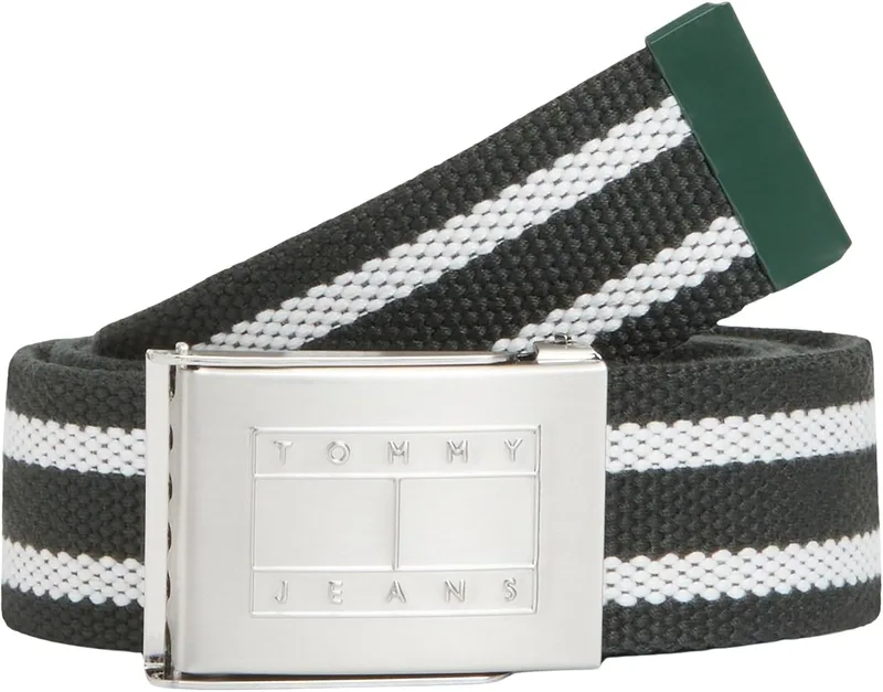 Tommy Jeans ▫️ Tjm Ryan Stripe Webbing Am0am14235 Cinto ajustável para homem