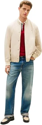 Tommy Hilfiger ▫️ Tech Lightweight Bomber Mw0mw36665 Casaco bomber para homem (Pacote de 1) 6