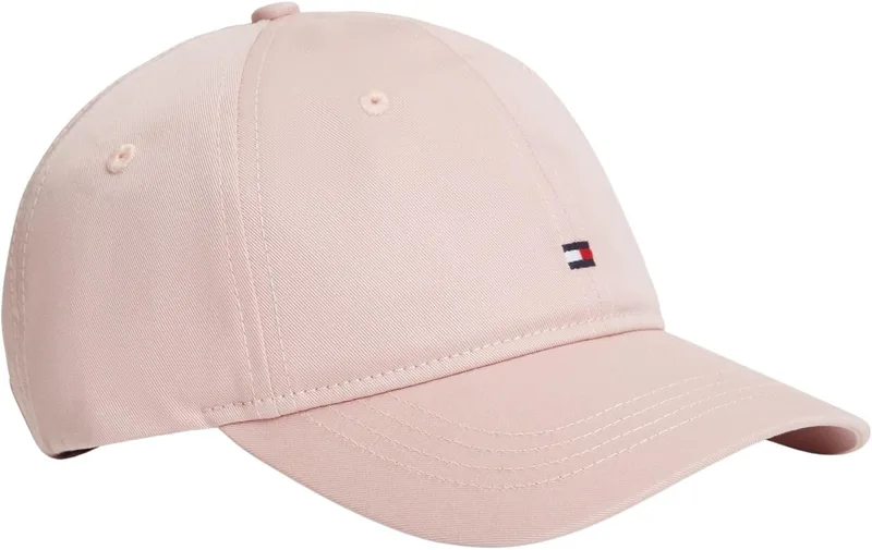 Tommy Hilfiger ▫️ TH Flag Boné macio de 6 painéis Aw0aw17781 - Boné para mulher