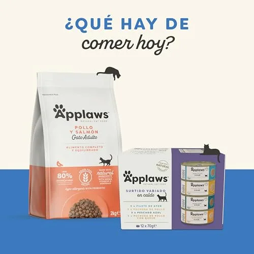 Applaws ▫️ 100 % Natural – Comida húmida para gatos adultos, seleção de peixe em molho – Multipack, 12 latas de 70 g 6