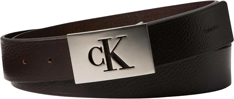 Calvin Klein ▫️ Ssnl Mono Plaque 35 mm Fixo Lv04d7086g Cintos para Homem