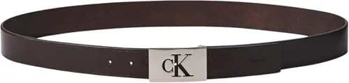 Calvin Klein ▫️ Ssnl Mono Plaque 35 mm Fixo Lv04d7086g Cintos para homem 4