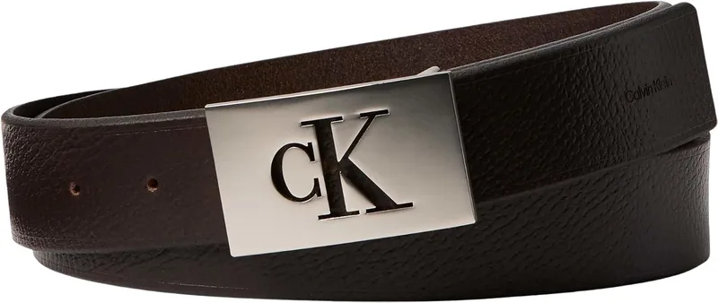 Calvin Klein ▫️ Ssnl Mono Plaque 35 mm Fixo Lv04d7086g Cintos para homem