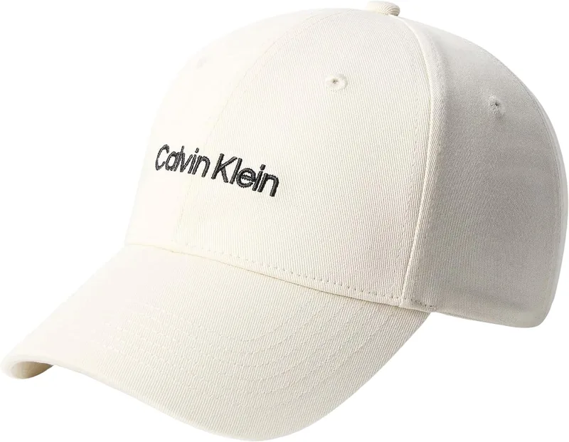 Calvin Klein ▫️ Boné de basebol com logótipo bordado Lv04f5003g - Boné para mulher