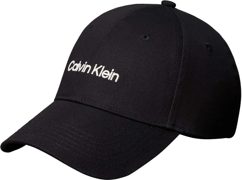 Calvin Klein ▫️ Boné de basebol com logótipo bordado Lv04f5003g - Boné para mulher