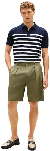 Tommy Hilfiger ▫️ Polo de manga curta para homem Essential Cotton Knitted Dick 5