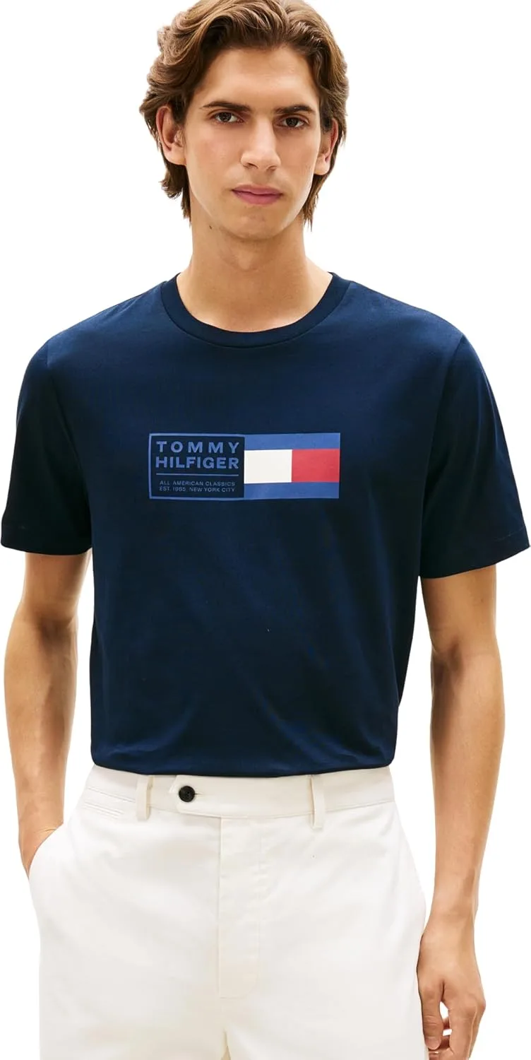 Tommy Hilfiger ▫️ Camisola de manga curta para homem