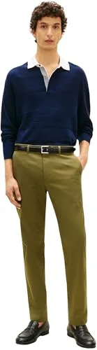 Tommy Hilfiger ▫️ Harlem Essential Twill Mw0mw40690 - Calças chino para homem 5