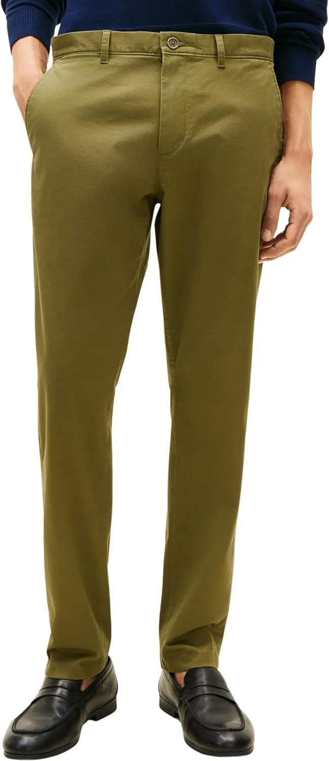 Tommy Hilfiger ▫️ Harlem Essential Twill Mw0mw40690 - Calças chino para homem