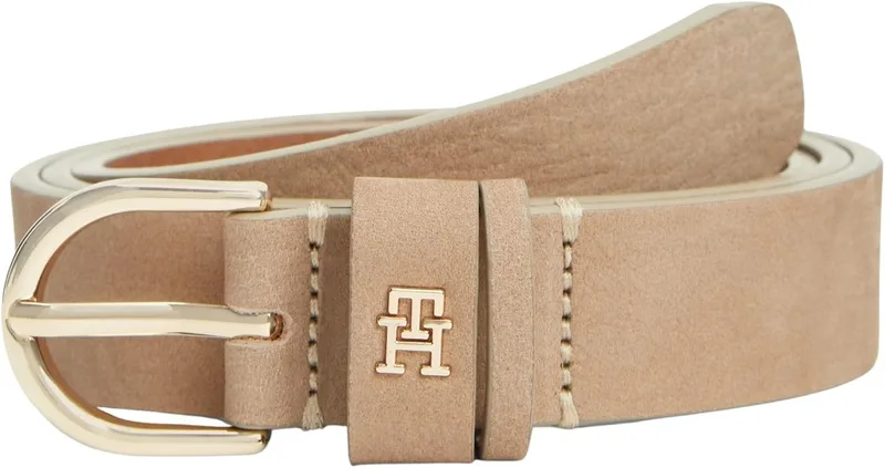 Tommy Hilfiger ▫️ Essential Effortless 2.5 Nubuck Aw0aw17762 Cinto ajustável para mulher