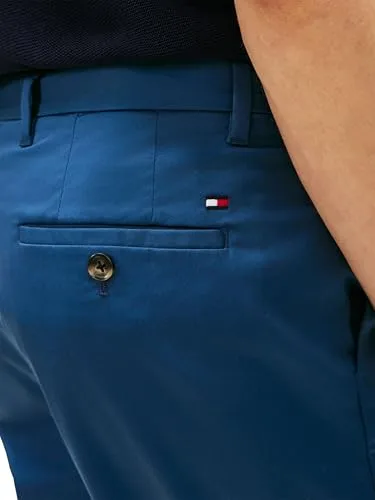 Tommy Hilfiger ▫️ Harlem Essential Twill Mw0mw40690 - Calças chino para homem 4