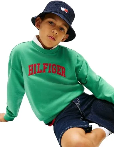 Tommy Hilfiger ▫️ Hilfiger Varsity Sweatshirt Kb0kb10404 Camisolas para Crianças 4
