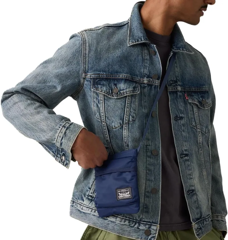 Levi's ▫️ Bolsa de ombro Mission Bay para homem