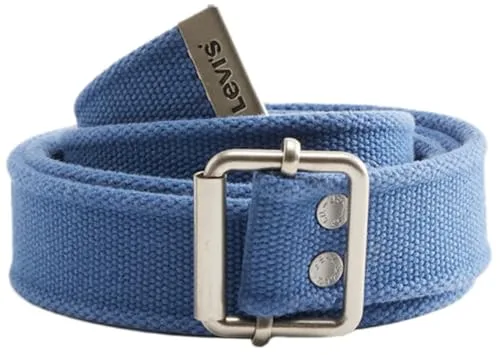 Levi's ▫️ Cintos de algodão lavado para homem, índigo, damen, 100 2