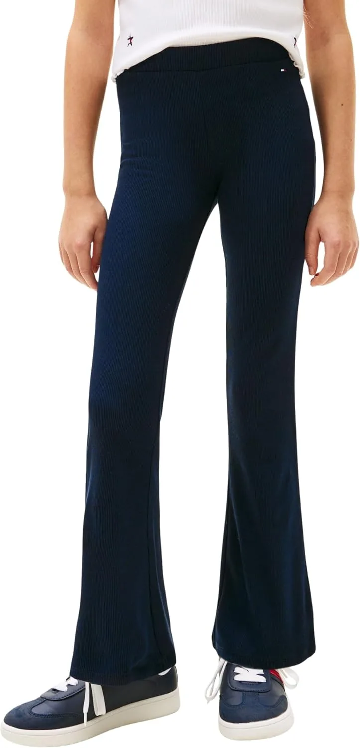 Tommy Hilfiger ▫️ Leggings com Bainha Alargada Kg0kg09192 - Leggings para meninas