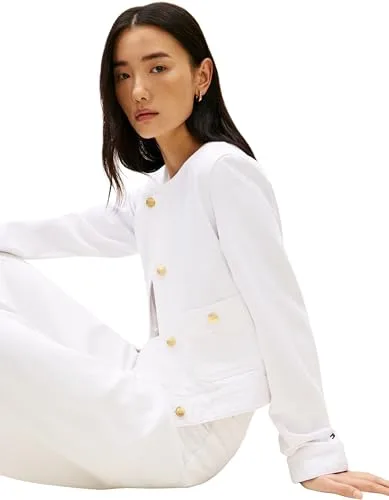 Tommy Hilfiger ▫️ Dnm Clr Lady Jacket Ls Ww0ww48591 Outros casacos para mulher 3