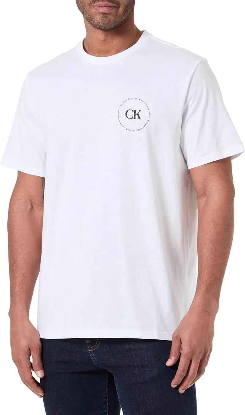 Calvin Klein ▫️ 30s EU Jeans por grosso com estampados Lv04rf801g T-shirts com estampados para homem