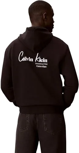 Calvin Klein ▫️ EU 350terry CK Graphic Hoodie Lv04rf234g Camisolas de moletão para homem 2