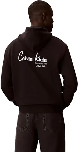 Calvin Klein ▫️ EU 350terry CK Graphic Hoodie Lv04rf234g Camisolas de moletão para homem 3