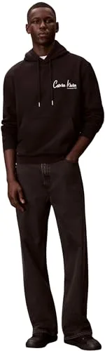 Calvin Klein ▫️ EU 350terry CK Graphic Hoodie Lv04rf234g Camisolas de moletão para homem 6