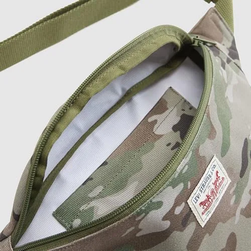 Levi's ▫️ Damen Duboce Sling Ov - Mala para homem, camuflagem esbatida, verde-oliva, Os 3