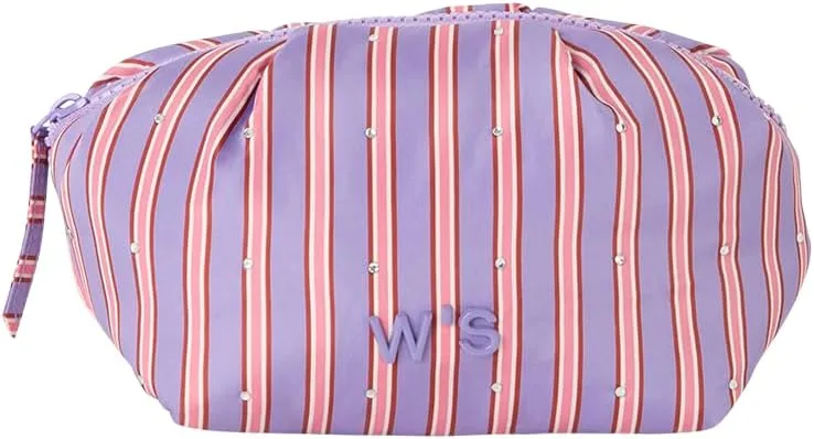 Women'secret ▫️ Saco de toilette feminino pequeno Coleção Misturar e combinar Gravata e Riscas