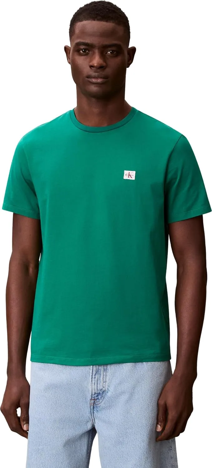 Calvin Klein ▫️ SS Badge 30s Jersey Classic tee Lv04rc272g T-shirts para homem