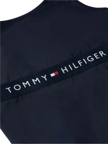 Tommy Hilfiger ▫️ Square Neck One Piece Ug0ug00822 Fato de banho com costas redondas para meninas 3