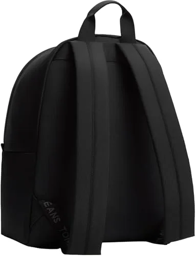 Tommy Jeans ▫️ Mochila para homem Daily Ripstop com bolso exterior, Preto (Black), Tamanho único 2