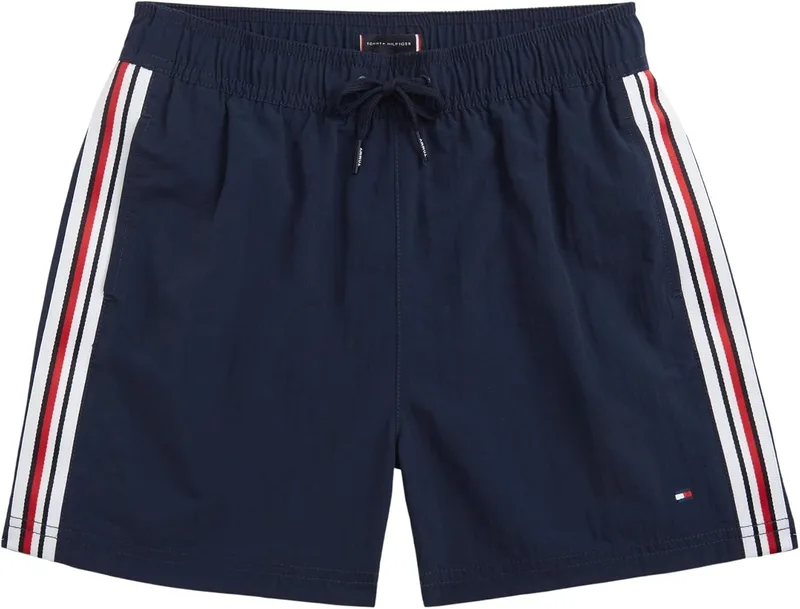 Tommy Hilfiger ▫️ Fato de banho infantil médio com cordão Ub0ub00590