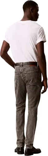 Calvin Klein ▫️ Slim Taper Oyster Grey Jean Lv04rf928g - Calças de ganga para homem 2