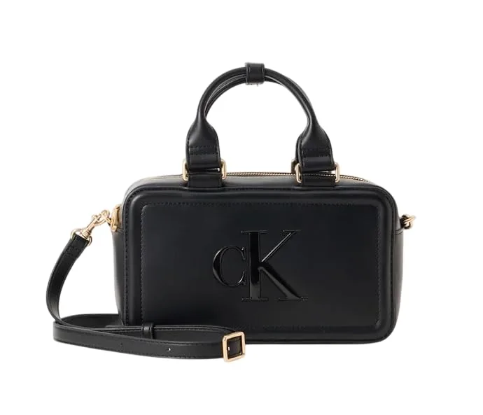 Calvin Klein ▫️ Bold Ck Bauletto Crossbody Lv04f3411g - Mala transversal para mulher 5