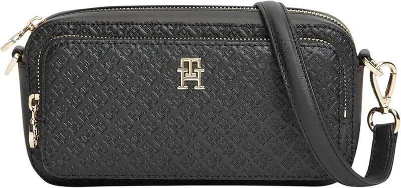 Tommy Hilfiger ▫️ TH Daily Camera Bag Mono Aw0aw18414, Mochila para mulher, Tamanho único