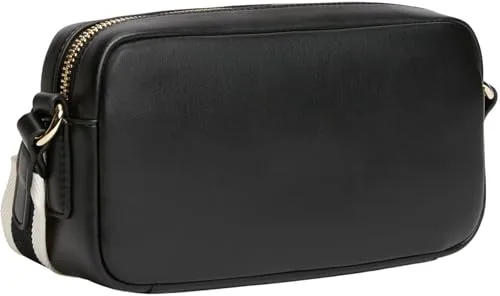 Tommy Hilfiger ▫️ TH Essential Camera Bag Aw0aw18370, Mala transversal para mulher, Preto (Preto), Tamanho único 2