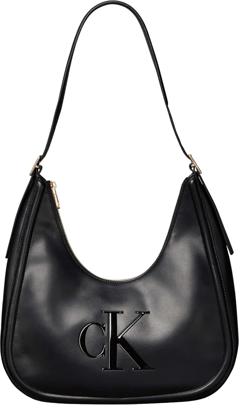 Calvin Klein ▫️ Bold Ck Crescent Bag Lv04f3427g - Mala tipo crossover para mulher