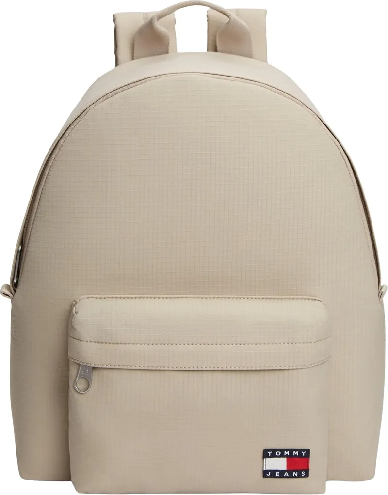 Tommy Jeans ▫️ TJM Ess Daily Ripstop - Mochila para homem, AM0AM14210, bege (pedra), tamanho único