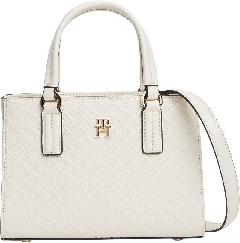 Tommy Hilfiger ▫️ Th Daily Mini Tote Mono Aw0aw18416 - Mala de mão para mulher