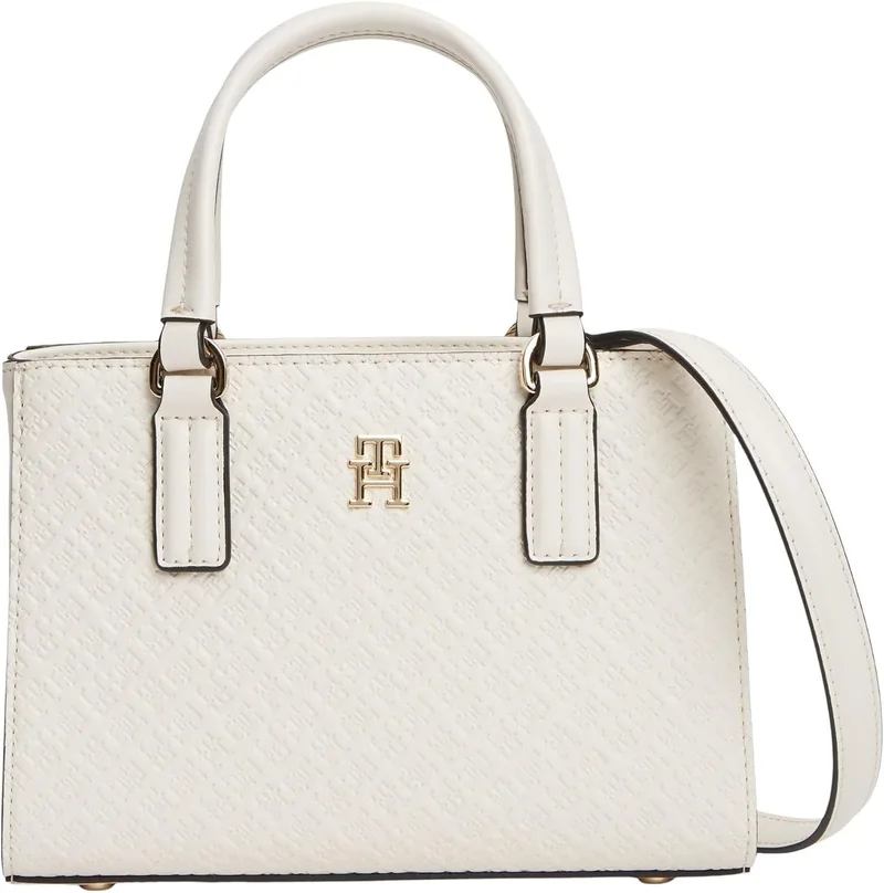 Tommy Hilfiger ▫️ Th Daily Mini Tote Mono Aw0aw18416 - Mala de mão para mulher