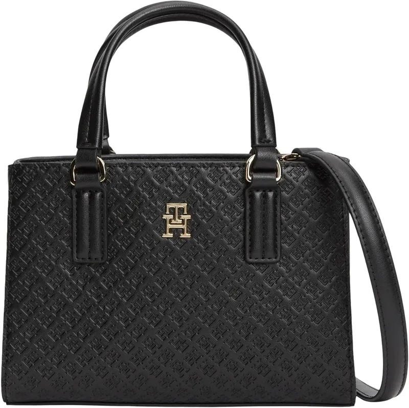 Tommy Hilfiger ▫️ Th Daily Mini Tote Mono Aw0aw18416 - Mala de mão para mulher