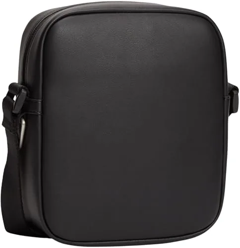 Tommy Jeans ▫️ Mala a tiracolo para homem «Daily Reporter» com fecho de correr, Preto (Black), Tamanho único 2