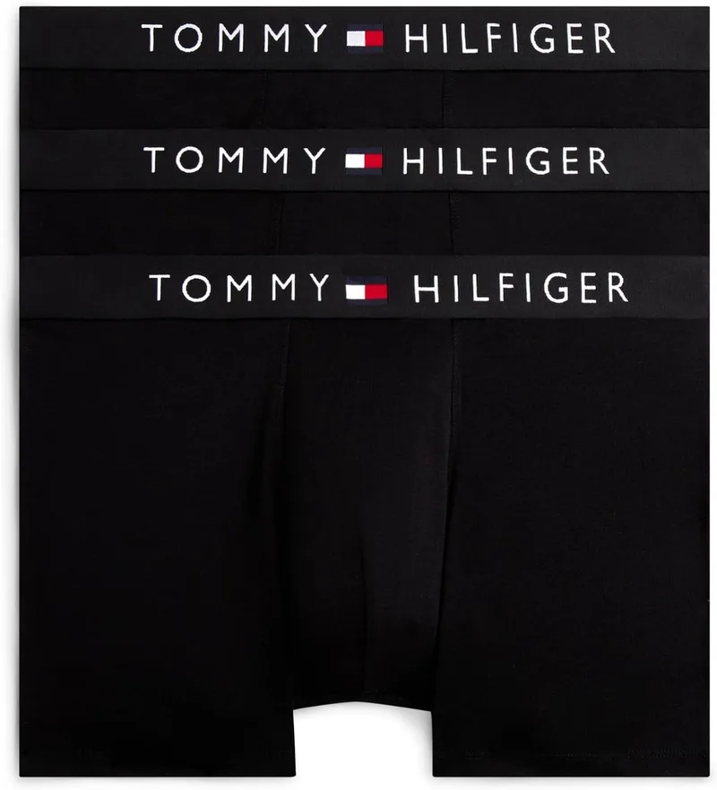 Tommy Hilfiger ▫️ 3p Boxer Brief DTM Um0um03883 Cuecas boxer para homem (pacote de 3)