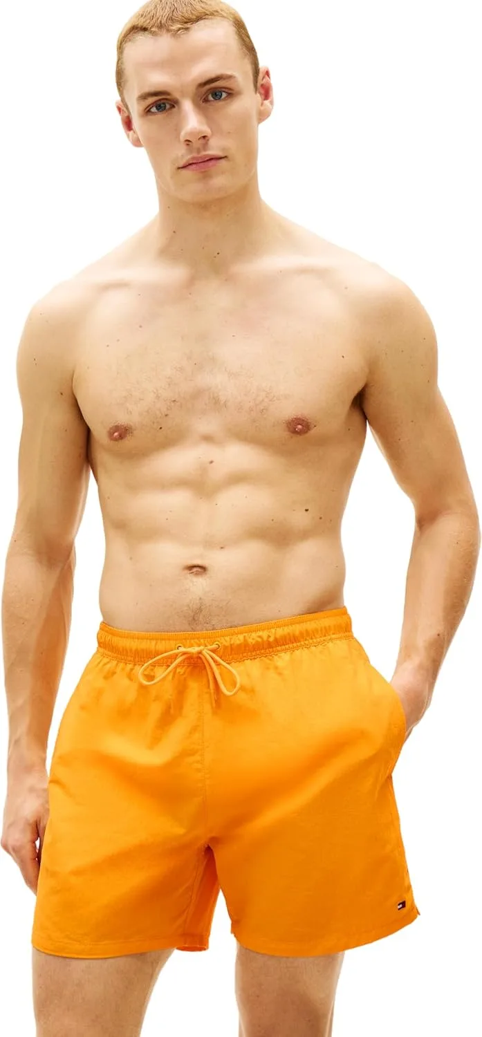 Tommy Hilfiger ▫️ Fato de banho para homem, tamanho médio, com cordão de aperto e logótipo