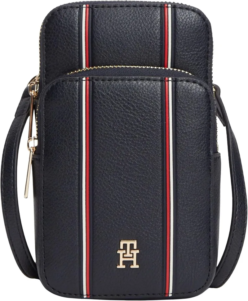 Tommy Hilfiger ▫️ Th Icon Phone Pouch Corp AW0AW18659 - Outros pequenos acessórios, cor azul (azul espacial), tamanho único