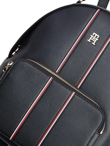 Tommy Hilfiger ▫️ Th Daily Backpack Corp AW0AW18851 - Mochila para mulher, cor azul (Space Blue), tamanho único 4